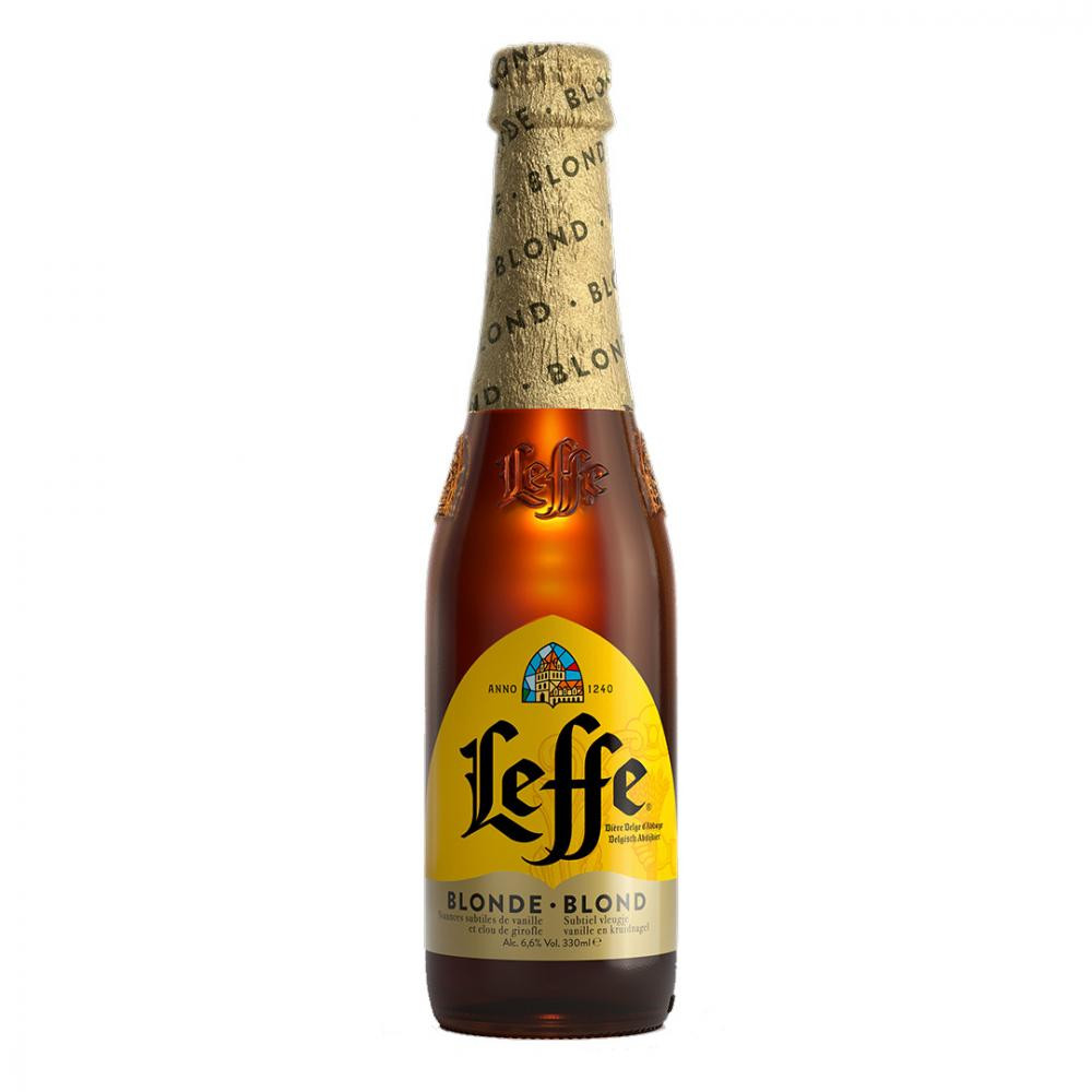 Leffe Пиво  Blonde, світле, фільтроване, 6,6%, 0,33 л (31576) (5410228142089) - зображення 1