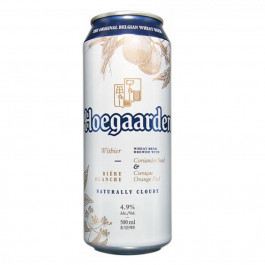 Hoegaarden Пиво  Wit Blanche світле, 4.9%, 500 мл (5410228169604)