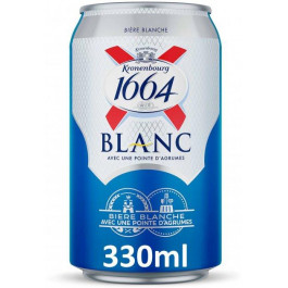 Kronenbourg Пиво  1664 Blanc світле 4.8% 0.33 л (4820000457309)