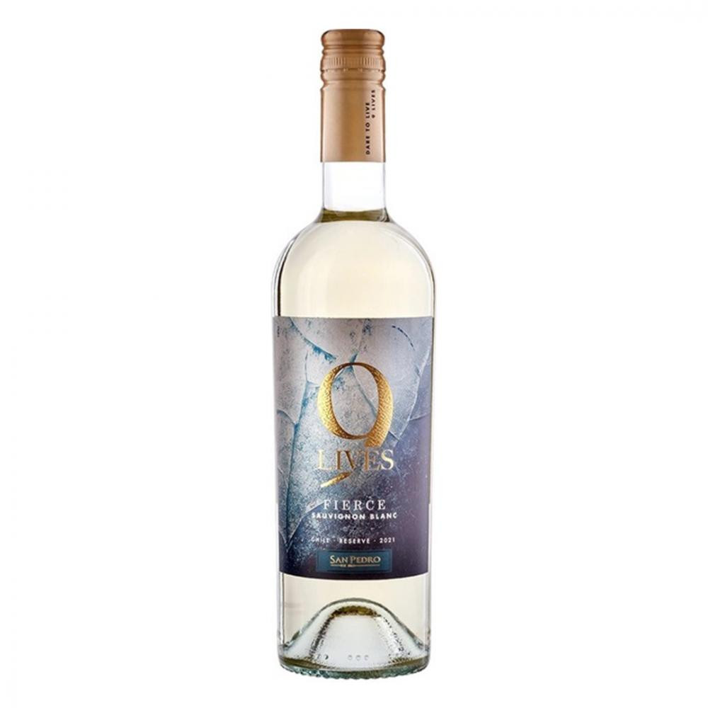 Gato Negro Вино  9 Lives Reserve Sauvignon Blanc біле сухе 12.4%, 750 мл (7804300139247) - зображення 1