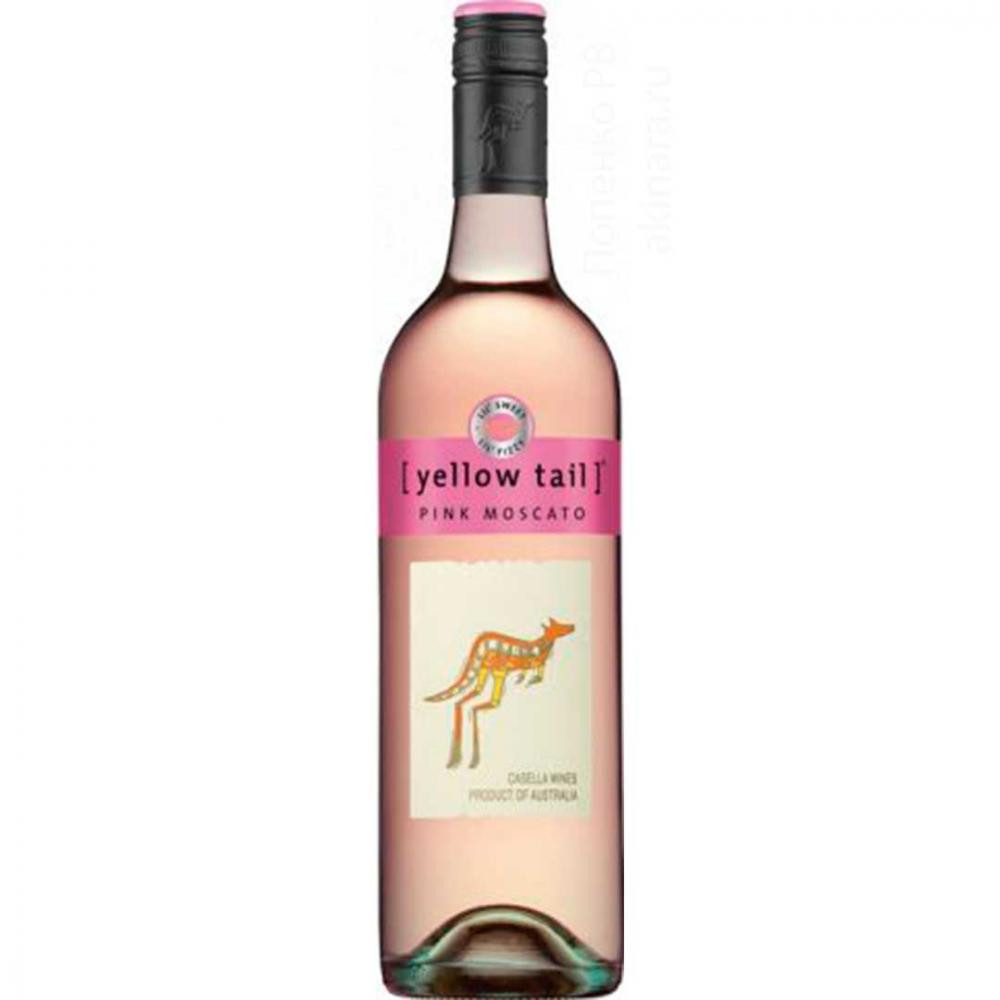 Yellow Tail Вино  Pink Moscato розовое полусладкое 0.75 л 7.5% (9322214011414) - зображення 1