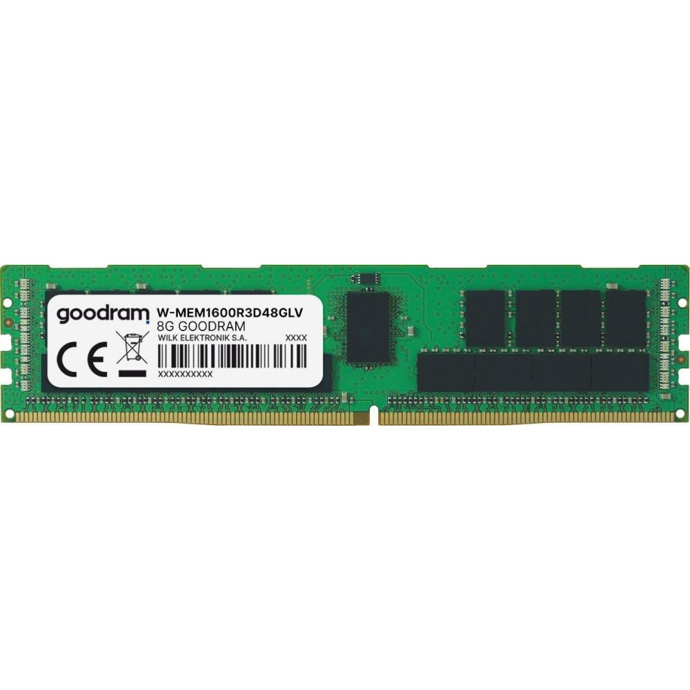 GOODRAM 8 GB DDR3 1600 MHz (W-MEM1600R3D48GLV) - зображення 1