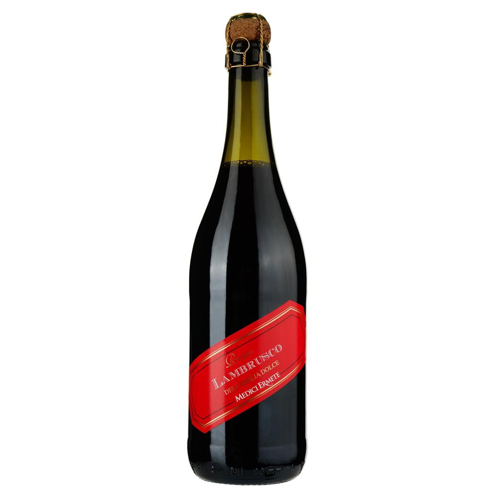 Medici Ermete Вино ігристе  Lambrusco dell'Emilia Rosso Dolce червоне солодке 8%, 750 мл (8004810040104) - зображення 1