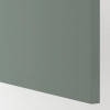 IKEA METOD 493.177.24 кутова навісна шафа з каруселлю, білий/Бодарп сіро-зелений - зображення 2