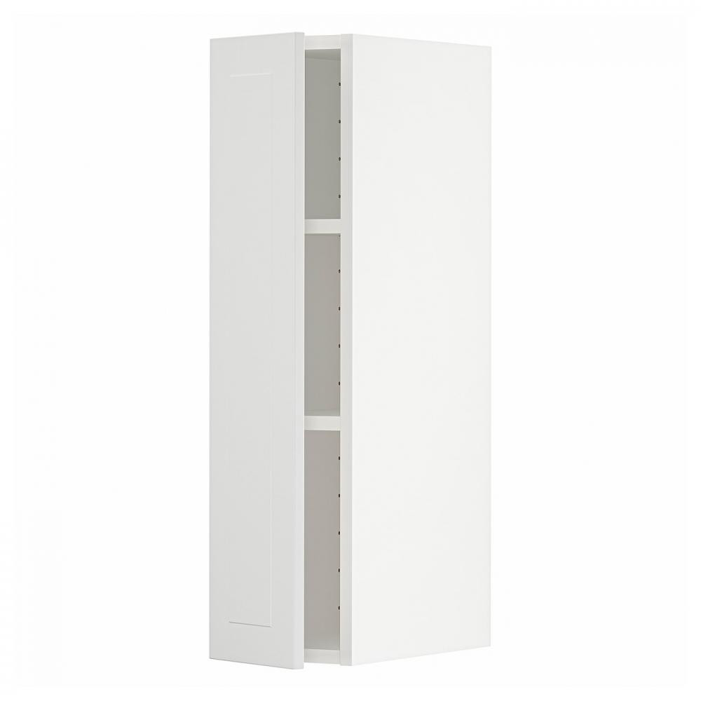 IKEA METOD 394.595.06 навісна шафа з полицями, білий/Stensund білий - зображення 1