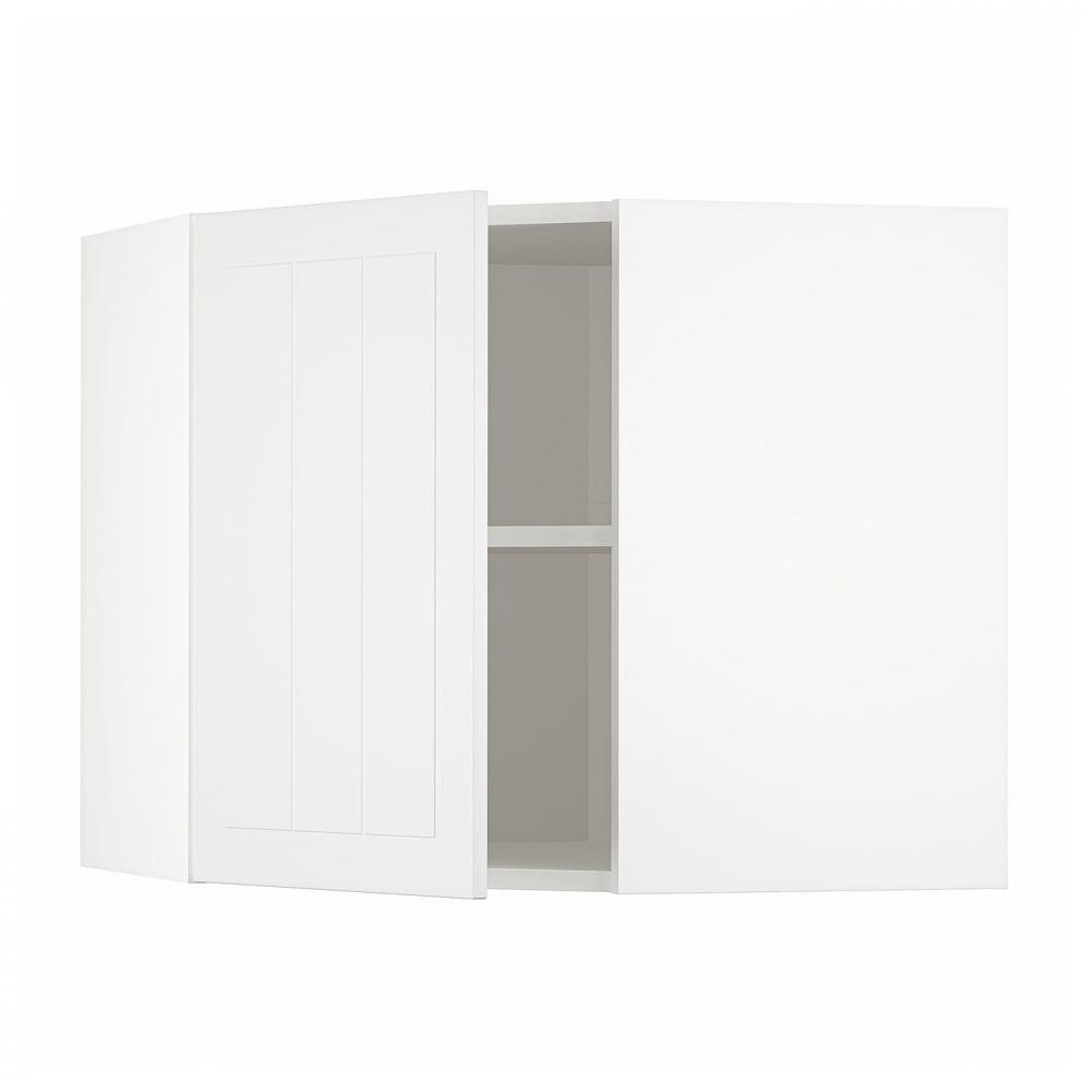IKEA METOD 094.091.98 кутова навісна шафа з полицями, білий/Stensund білий - зображення 1