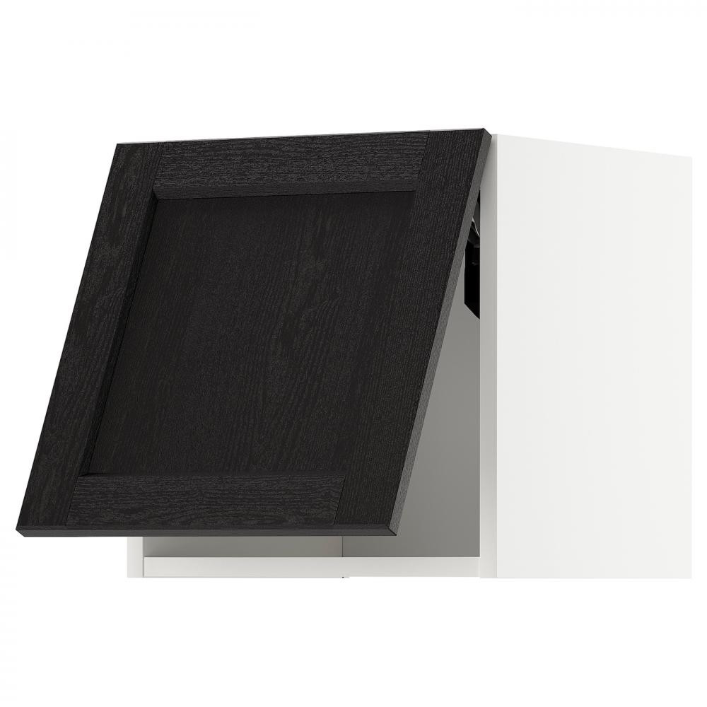 IKEA METOD 393.917.81 навісна шафа поз, білий/забарвлений лерхітановим чорним - зображення 1