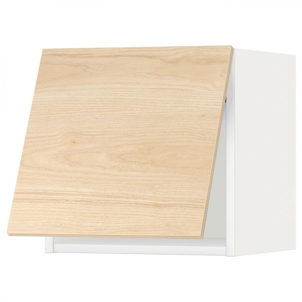 IKEA METOD 593.918.03 навісна шафа поз, білий/Askersund світлий попелястий малюнок - зображення 1