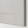IKEA METOD 694.687.88 навісна шафа з полицями/2 двер, білий/Lerhyttan світло-сірий - зображення 2