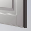 IKEA METOD 094.572.31 навісна шафа з полицями/2 двер, білий/Bodbyn сірий - зображення 2