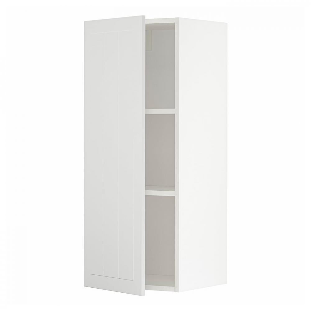 IKEA METOD 394.655.26 навісна шафа з полицями, білий/Stensund білий - зображення 1