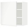 IKEA METOD 394.550.56 навісна шафа з полицями, білий/Voxtorp матовий білий - зображення 1