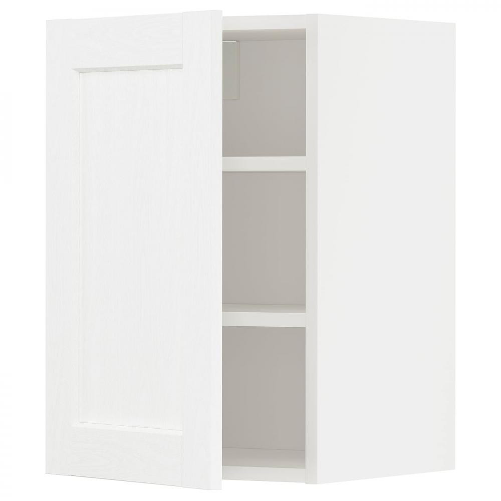 IKEA METOD 194.734.57 навісна шафа з полицями, Enkoping білий/ефект білого дерева - зображення 1