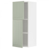 IKEA METOD094.864.79 навісна шафа з полицями/2 дверцята, білий/Stensund світло-зелений - зображення 1