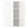 IKEA METOD 694.638.18 навісна шафа з полицями, білий/Voxtorp глянцевий/білий - зображення 1