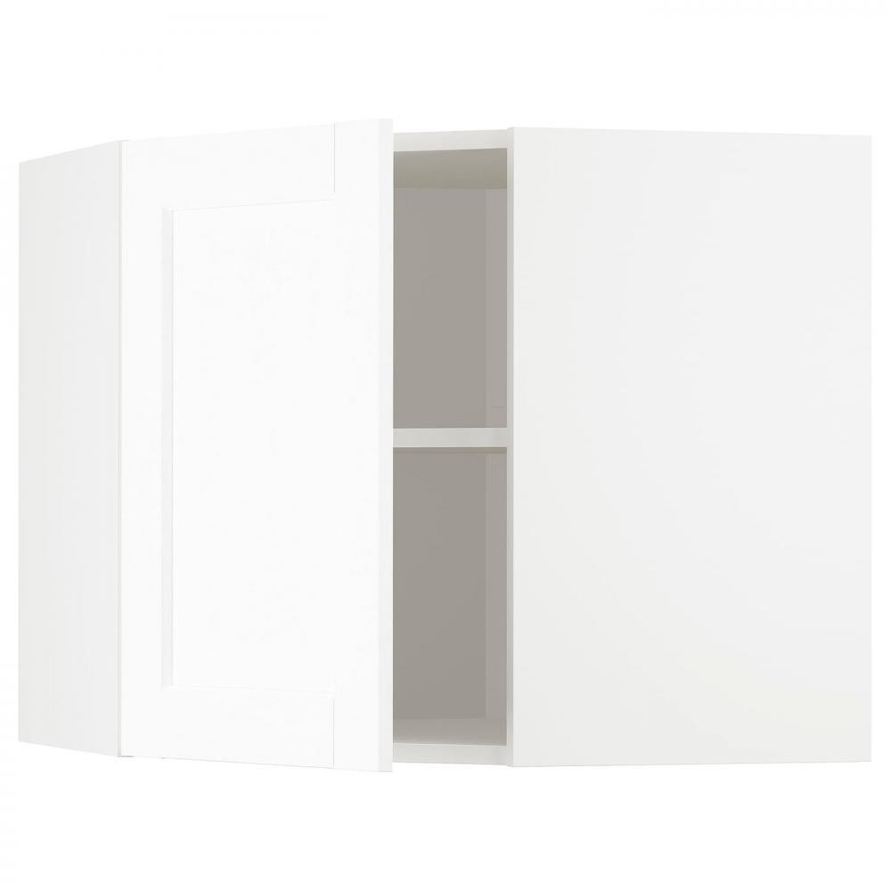IKEA METOD094.735.99 кутова навісна шафа з полицями, Enkoping білий/ефект білого дерева - зображення 1