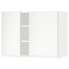 IKEA METOD194.596.30 навісна шафа з полицями/2 двер, білий/Voxtorp матовий білий - зображення 1