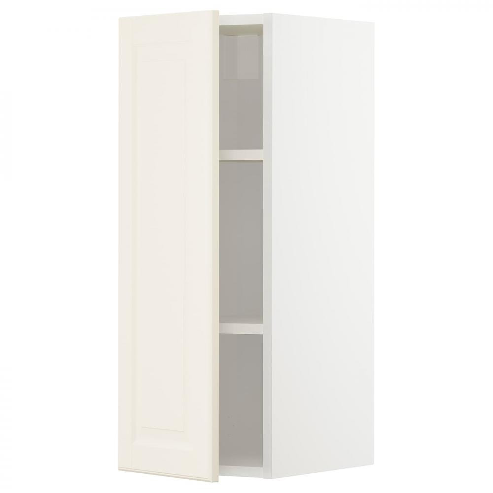 IKEA METOD194.654.81 навісна шафа з полицями, білий/Bodbyn крем - зображення 1