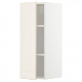 IKEA METOD194.654.81 навісна шафа з полицями, білий/Bodbyn крем