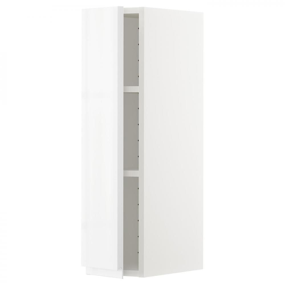 IKEA METOD294.554.10 навісна шафа з полицями, білий/Voxtorp глянцевий/білий - зображення 1