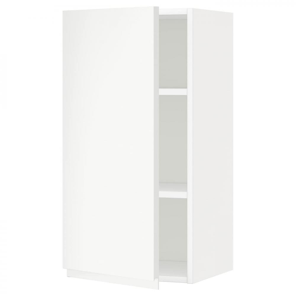 IKEA METOD194.609.59 навісна шафа з полицями, білий/Voxtorp матовий білий - зображення 1