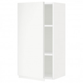 IKEA METOD194.609.59 навісна шафа з полицями, білий/Voxtorp матовий білий