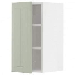 IKEA METOD494.861.80 навісна шафа з полицями, білий/Stensund світло-зелений