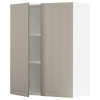 IKEA METOD394.683.46 навісна шафа з полицями/2 двер, білий/Stensund beige - зображення 1