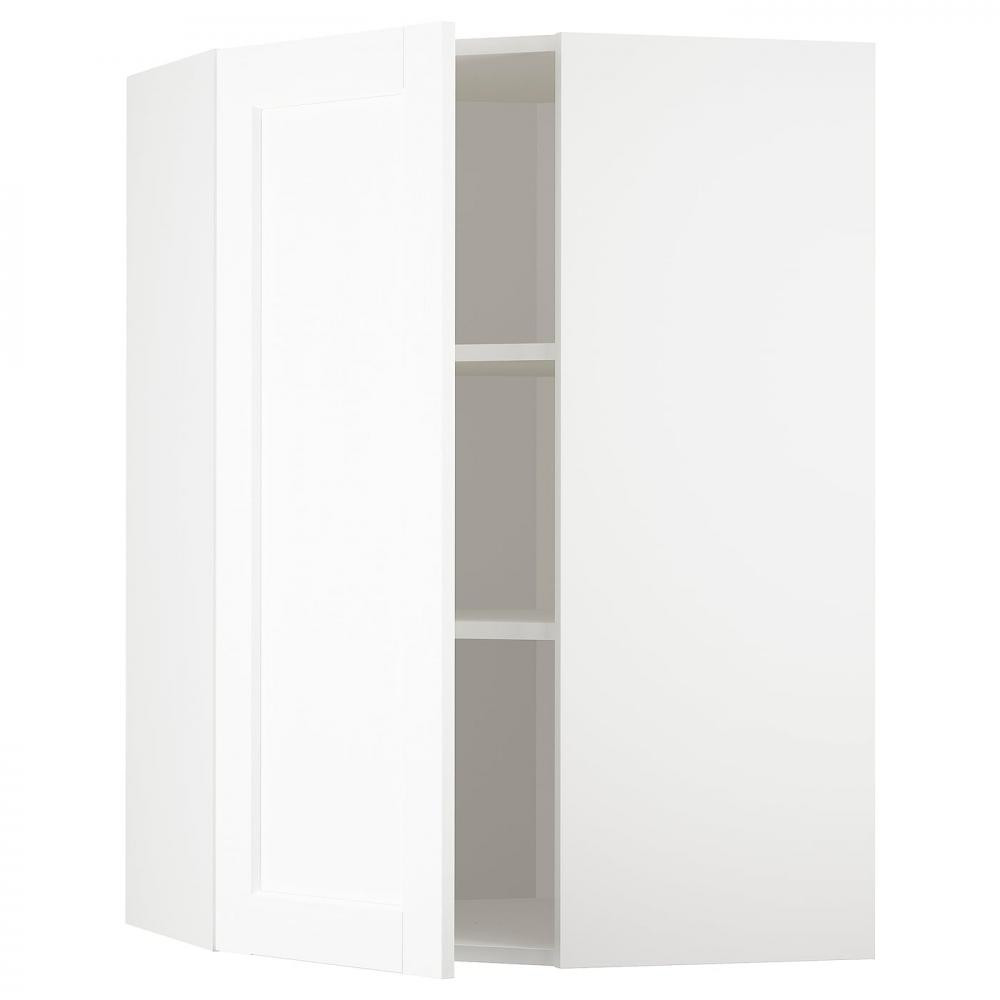 IKEA METOD494.736.01 кутова навісна шафа з полицями, Enkoping білий/ефект білого дерева - зображення 1