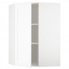 IKEA METOD494.736.01 кутова навісна шафа з полицями, Enkoping білий/ефект білого дерева