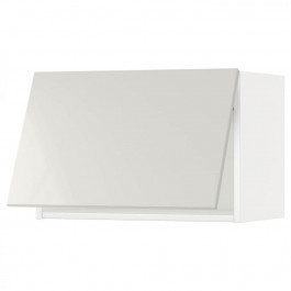 IKEA METOD593.918.22 навісна шафа поз, білий/Ringhult світло-сірий