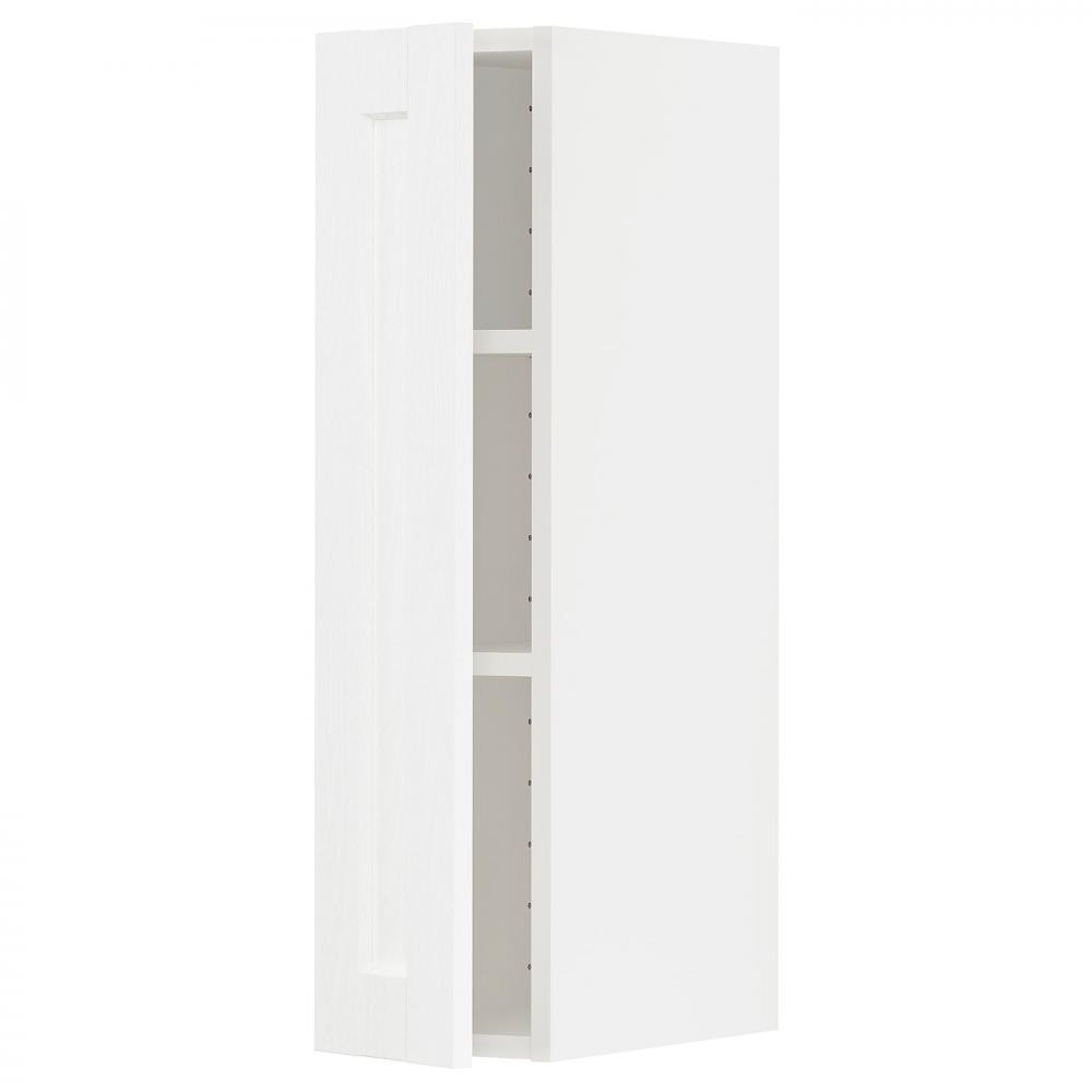 IKEA METOD394.734.99 навісна шафа з полицями, Enkoping білий/ефект білого дерева - зображення 1
