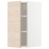 IKEA METOD494.670.92 навісна шафа з полицями, білий/Askersund світлий попелястий малюнок - зображення 1