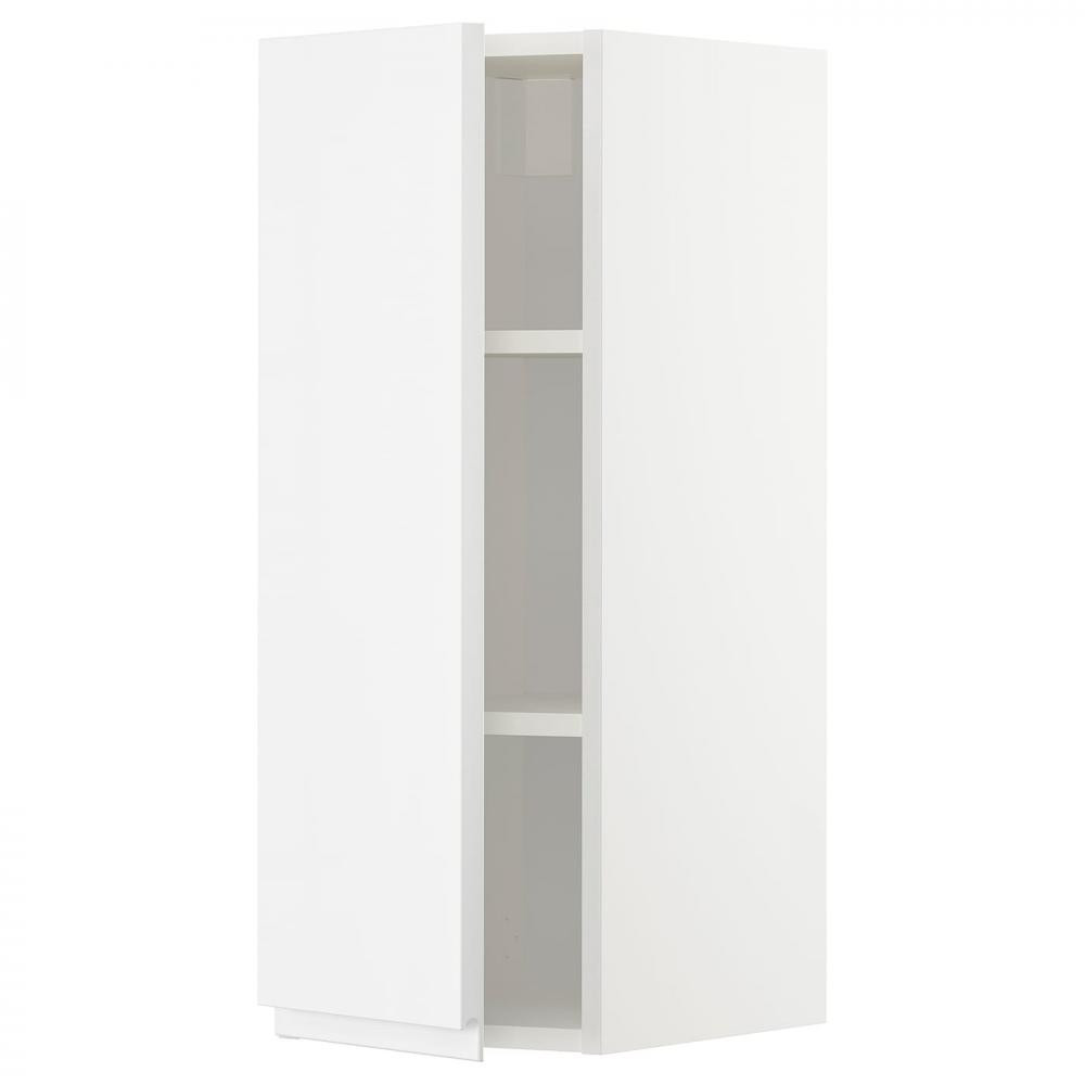 IKEA METOD494.554.47 навісна шафа з полицями, білий/Voxtorp глянцевий/білий - зображення 1