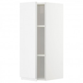 IKEA METOD494.554.47 навісна шафа з полицями, білий/Voxtorp глянцевий/білий