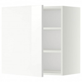 IKEA METOD594.547.58 навісна шафа з полицями, білий/Ringhult білий