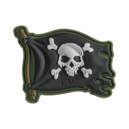 M-Tac Нашивка  Jolly Roger 3D PVC - Olive/Black (51116801)