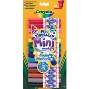 Crayola 14 легкосмываемых минимаркеров 8343 - зображення 1