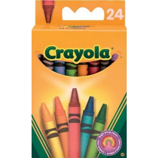 Crayola 24 стандартных восковых мелка 0024 - зображення 1