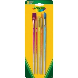   Crayola 5 кисточек для рисования красками 3007