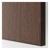 IKEA METOD394.629.38 навісна шафа з полицями, чорний/Sinarp коричневий - зображення 2