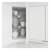 IKEA METOD 094.265.36 кутова навісна шафа з каруселлю, білий/Havstorp бежевий - зображення 3