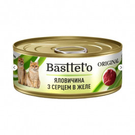Basttet`o Original яловичина з серцем в желе 85 г (4820185492584)