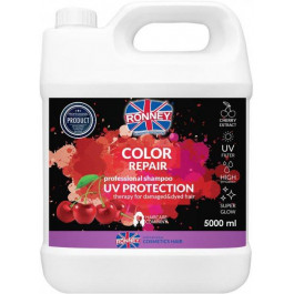 Ronney Професійний шампунь  Color Repair Cherry Захист кольору для фарбованого волосся з UV фільтром 5 л (5