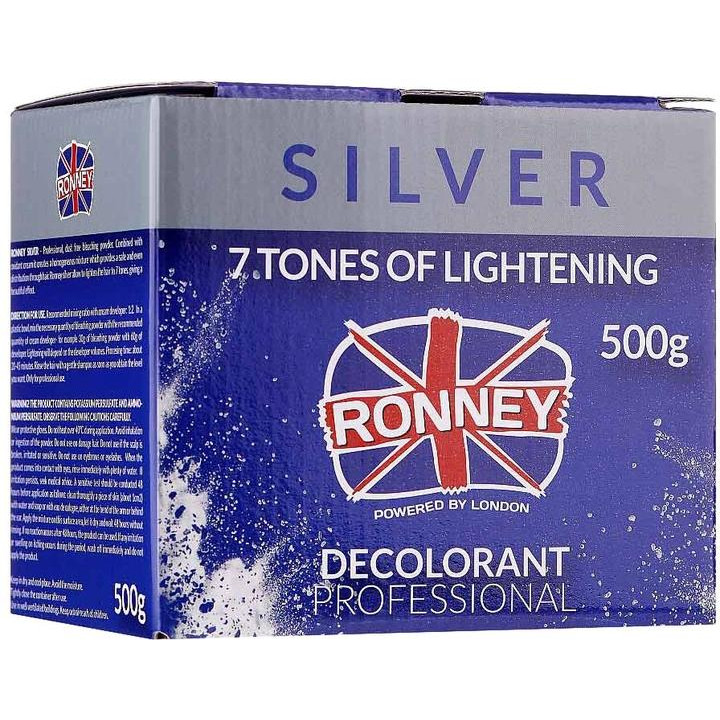 Ronney Освітлююча пудра для волосся  Professional Dust Free Bleaching Powder Classic 7 тонів 500 г (5060456 - зображення 1