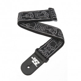   Planet waves PW50JS01 Joe Satriani Guitar Strap Skull n Bones