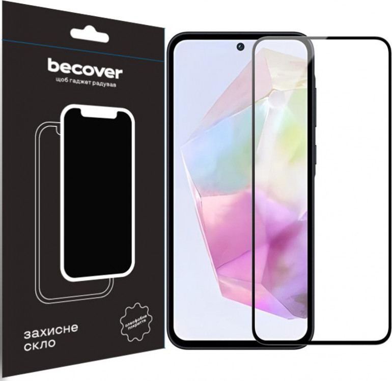 BeCover Захисне скло  для Samsung Galaxy A35 5G SM-A356 Black (711071) - зображення 1