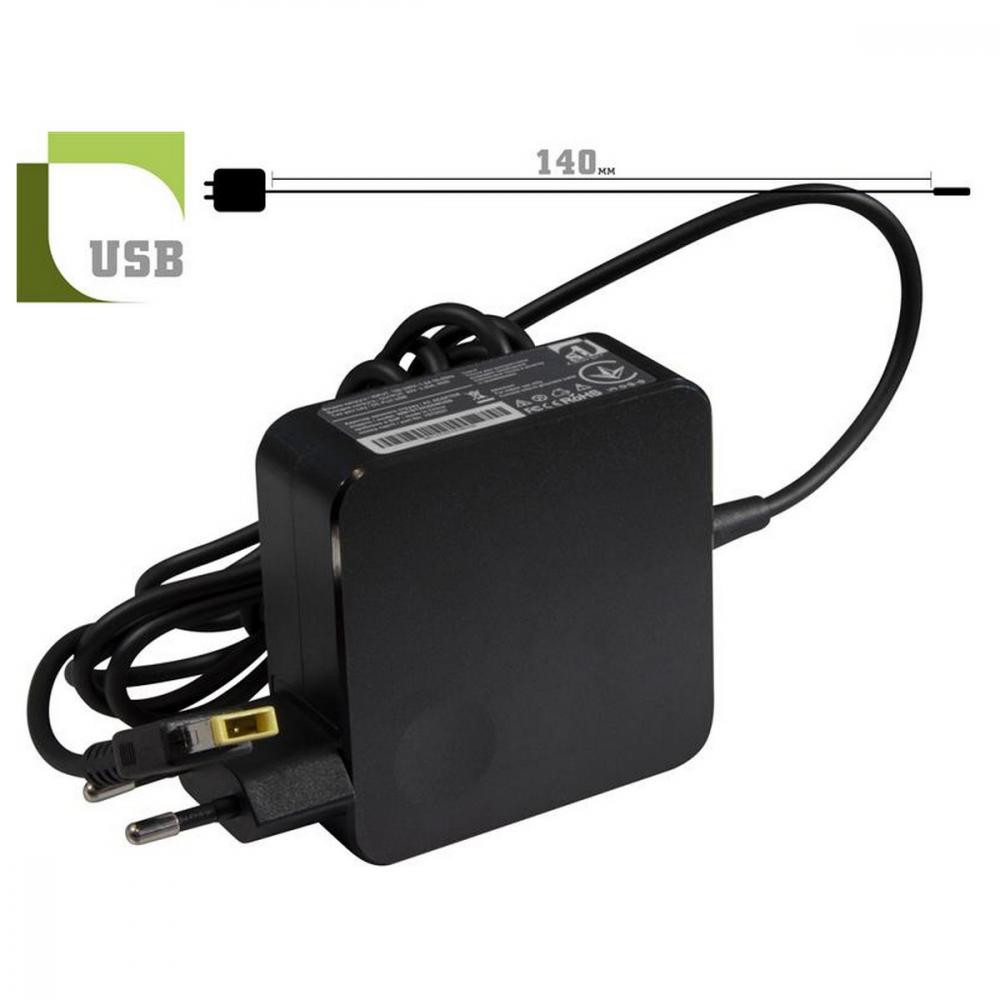 1StCharger для ноутбука 20V 3.25A 65W USB (WM1ST20V65WUSB) - зображення 1