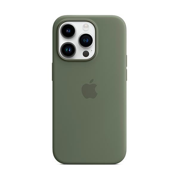 Apple iPhone 14 Pro Silicone Case with MagSafe - Olive (MQUH3) - зображення 1