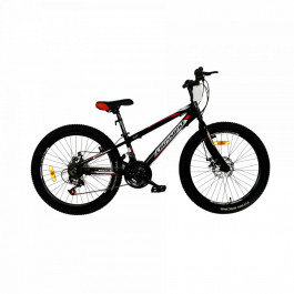 Crossbike Spark AD 24" 2023 / рама 11" чорний/червоний (24CJPr-004449)